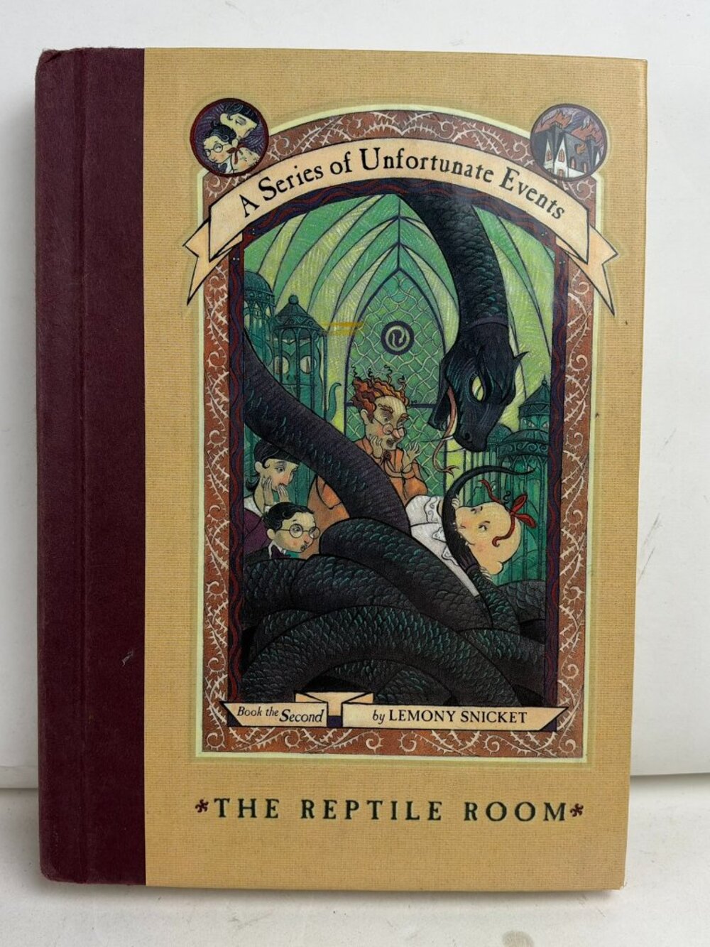 A Series of Unfortunate Events Book 2 The Reptile Room Lemony Snicket Hardcover